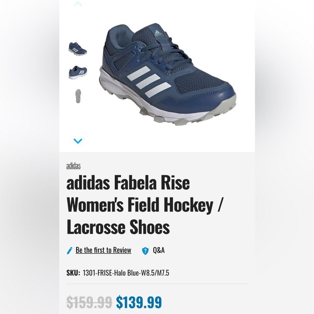 NEW IN BOX Adidas Fabela RISE Women's Shoes size 7 - Navy and White
